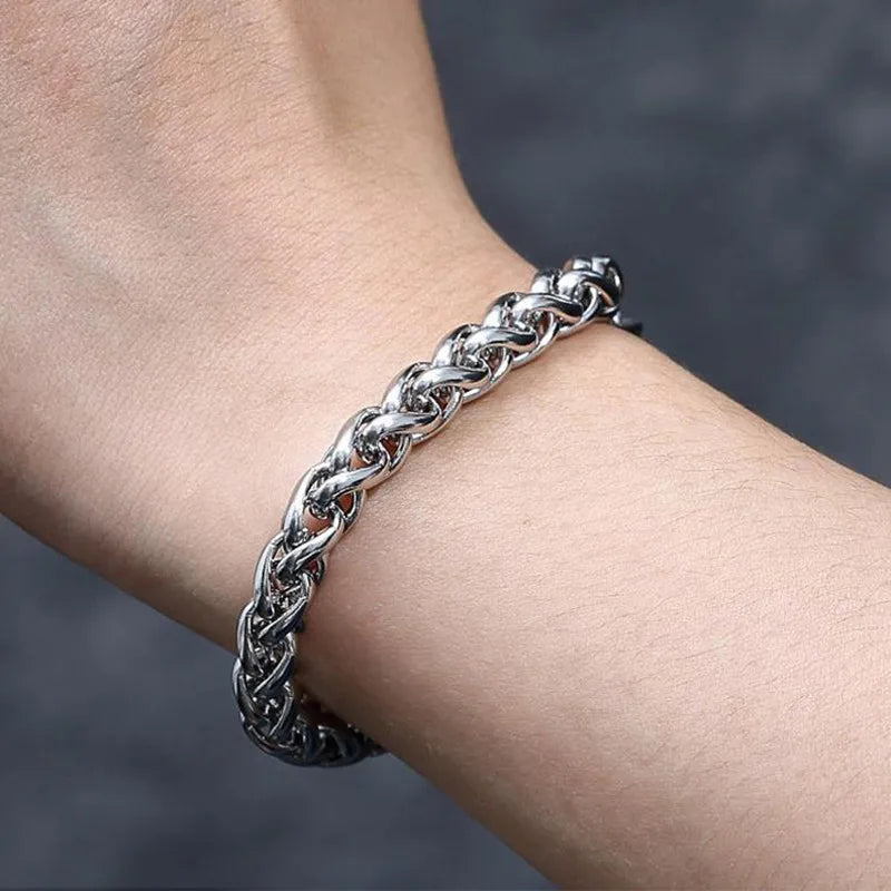 Modern Helix Bracelet (Stainless Steel)