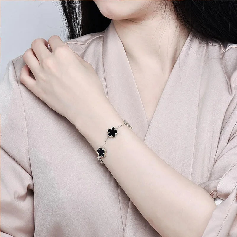 Midnight Bloom Bracelet (.925)