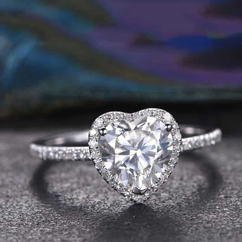 Heart of ice Promise Ring (.925)