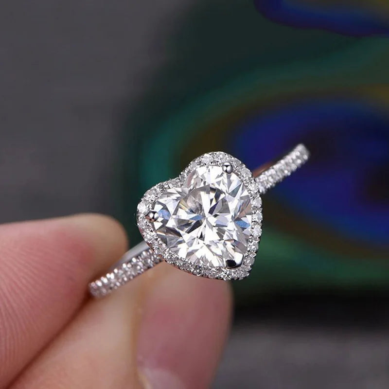 Heart of ice Promise Ring (.925)