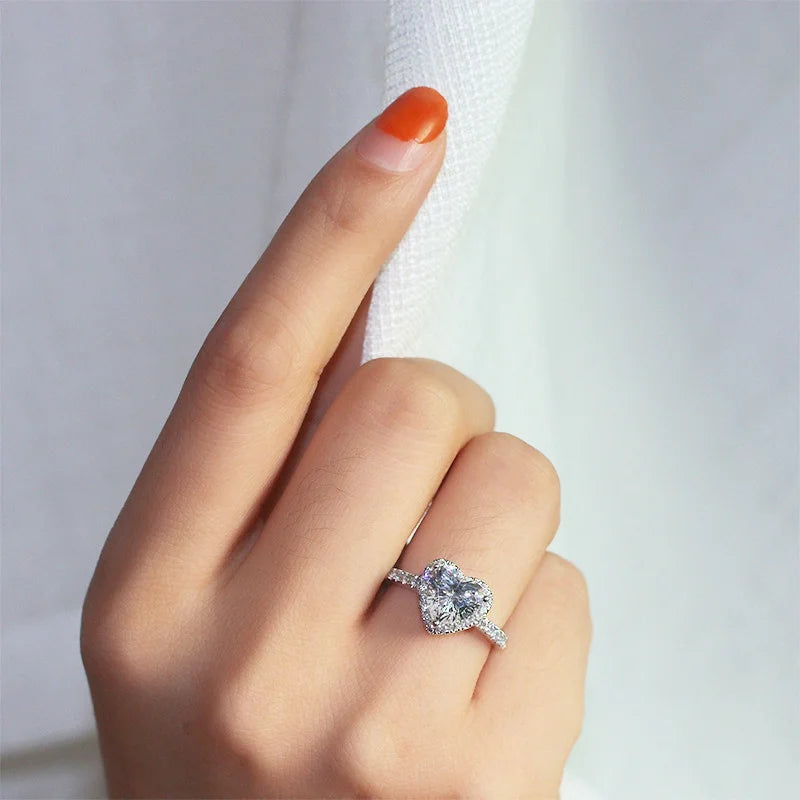 Heart of ice Promise Ring (.925)