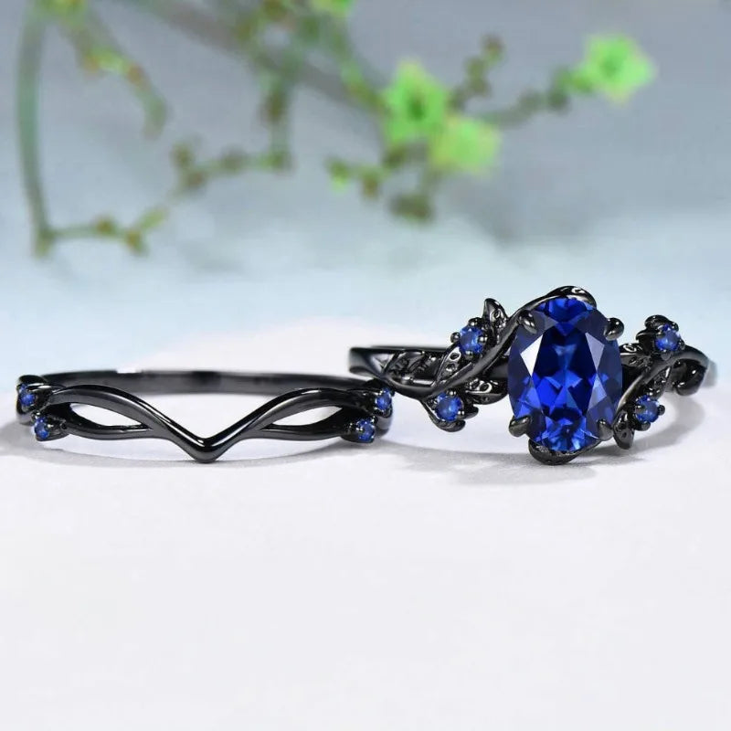 Midnight Promise Ring (Tungsten)