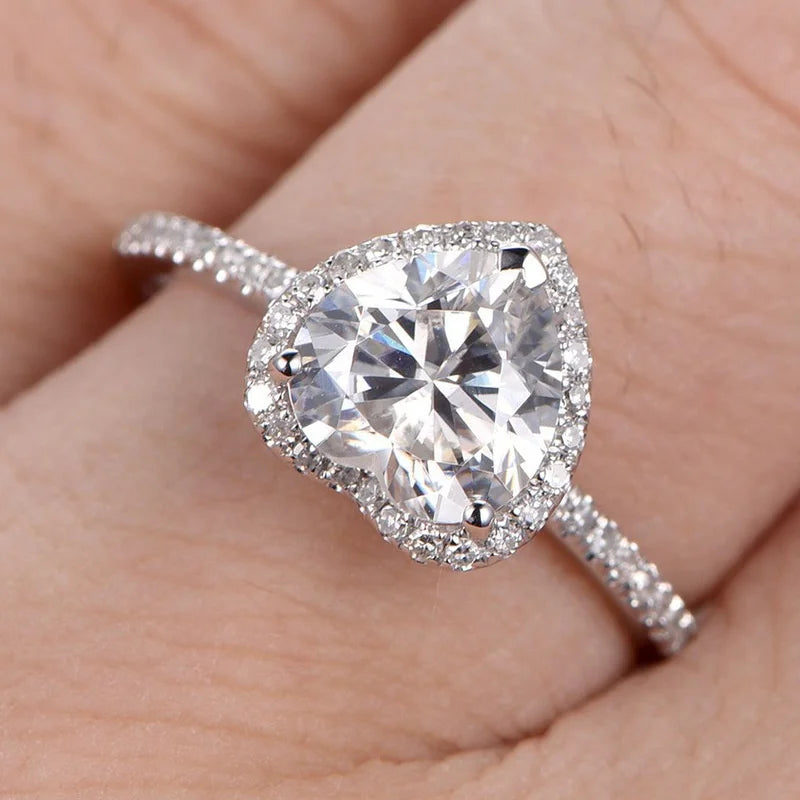 Heart of ice Promise Ring (.925)