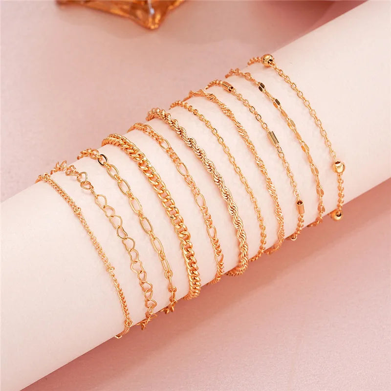 Gold Varity Stacks (14K Gold)