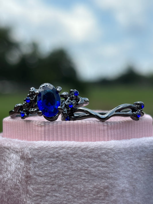 Midnight Promise Ring (Tungsten)
