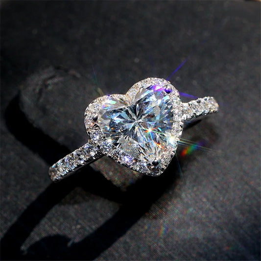 Heart of ice Promise Ring (.925)