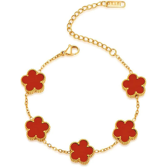 Rose Bloom Bracelet (14k Gold)
