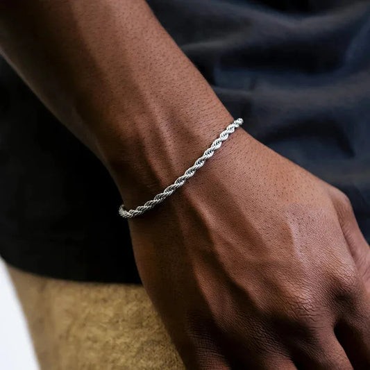 Modern rope bracelet (stainless Steel)